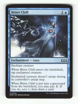 Bitter Chill U Wilds of Eldraine 44 NM Normal MTG - Image 1