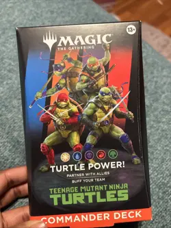 MTG Teenage Mutant Ninja Turtles Turtle Power Commander Deck Factory Sealed - Image 1