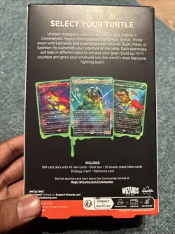 MTG Teenage Mutant Ninja Turtles Turtle Power Commander Deck Factory Sealed - Image 2