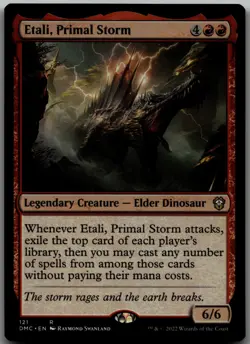 Etali, Primal Storm R Commander: Dominaria United 121 LP - Image 1
