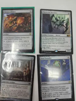 Lot of 4 Artifact Cards (E) Rare or Higher. Near Mint - Lightly Played - Image 1