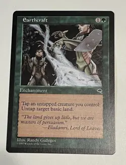 MTG Earthcraft Tempest Near Mint! Rare Magic The Gathering Card Crisp! - Image 1