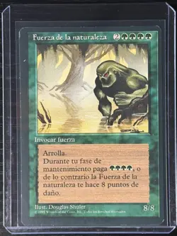 MTG MAGIC Foreign Black Border Spanish Force of Nature Near Mint - Free Returns! - Image 3