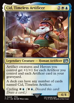 MTG Final Fantasy U Cid, Timeless Artificer (((#0408))) - Image 1