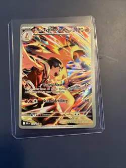 Pokemon TCG Ethan's Typhlosion Destined Rivals Illustration Rare Card 190/182 - Image 1