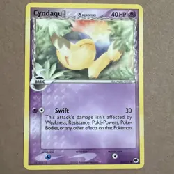 Pokemon TCG 2006 Cyndaquil Delta Species 45/101 EX Dragon Frontiers - Image 1