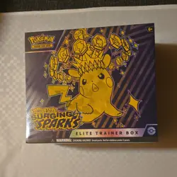 Pokemon Scarlet & Violet Surging Sparks Elite Trainer Box Booster Pikachu - Image 1