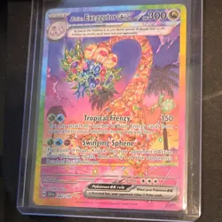 Pokemon Alolan Exeggutor EX Sv08: Surging Sparks 242/191 Pack Fresh NM SIR - Image 1