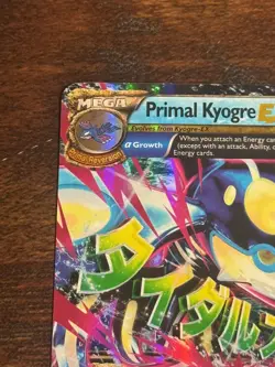 Pokemon TCG Primal Kyogre EX Full Art Holo Card Ultra Rare 55/160 - Image 2