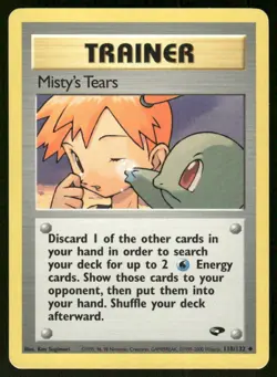 Pokemon Tcg Misty's Tears #118 Pokemon Gym Challenge LP - Image 1