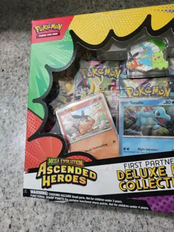 Pokemon Ascended Heroes First Partners Deluxe Pin Collection NEW - Image 2