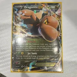 Pokemon Dragonite EX Ultra Rare Holo XY Furious Fists 74/111 Basic 180 HP - Image 1