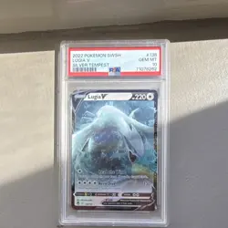 Pokemon Lugia V Ultra Rare 138/195 Silver Tempest PSA 10 Holo 2022 - Image 1
