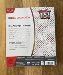 Pokemon TCG: Scarlet & Violet - 151 Binder Collection 4 Packs New Factory Sealed - Image 4