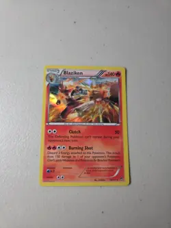 Blaziken 14/111 Holo Rare XY - Furious Fists Pokemon Card - Image 1