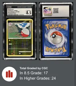 2008 Pokemon Stormfront #37/100 Electrode Reverse Holo CGC 8.5 NM-MT+ - Image 3