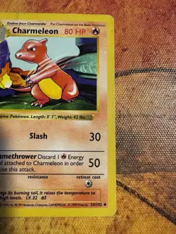 Shadowless Charmeleon Base Set 24/102 | WOTC Vintage Pokemon - Image 2
