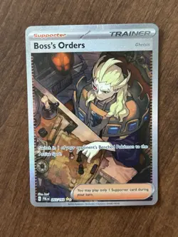 Boss’s Orders Illustration Rare - Pokemon Paldea Evolved 265/193 (MP) - Image 1