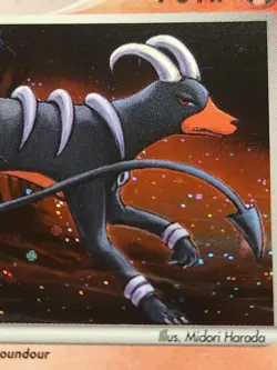 Pokemon TCG Houndoom EX Unseen Forces Holo Card 7/115 Rare - Image 2