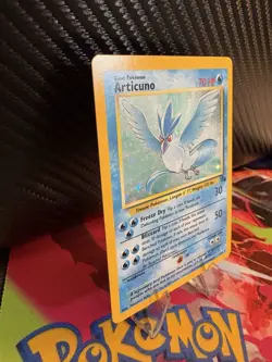 Articuno Holo 2/62 Fossil Set 1999 WOTC Vintage Pokemon Card LP Holographic Rare - Image 4