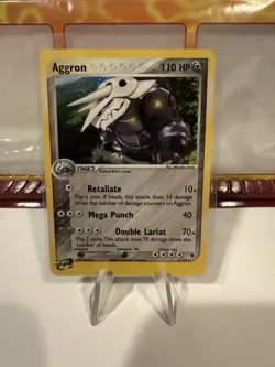 Pokemon TCG - Aggron - 1/109 - Holo Rare - Ruby and Sapphire (e-Series) - NM - Image 1