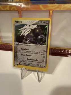 Pokemon TCG - Aggron - 1/109 - Holo Rare - Ruby and Sapphire (e-Series) - NM - Image 3