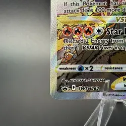 Charizard VSTAR SWSH262 Black Star Promo Full Art Ultra Rare Pokemon Card NM - Image 4