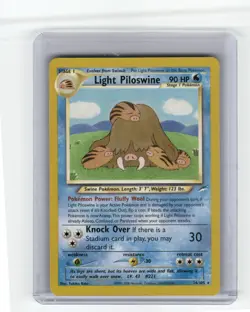 Light Piloswine Neo Destiny Rare Pokemon Near Mint or Better - Image 1