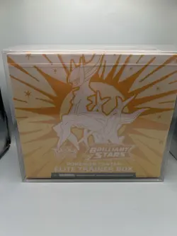 Pokemon Center PC Sealed New Brilliant Stars Elite Trainer Box Etb MINTY W/ CASE 820650850066 - Image 1