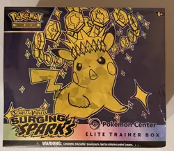 Pokemon Center Exclusive Surging Sparks Elite Trainer Box SEALED PC ETB - Image 1
