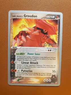 Team Magma’s Groudon 9/95 Pokemon 2004 World Championship Tsuguyoshi Yamato NM - Image 1