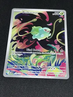 Pokemon TCG, Mega Evolution 3 card lot, Bulbasaur IR/Riolu Promo/Mega Kangaskhan - Image 1