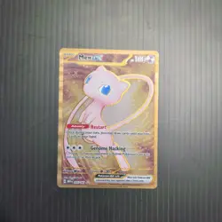 Pokemon Mew ex 205/165 Scarlet & Violet 151 METAL Full Art Holo Card - Image 1