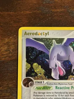 Pokemon TCG Aerodactyl 1/92 Reverse Holo STAMP Rare Legend Maker NEAR MINT - Image 2
