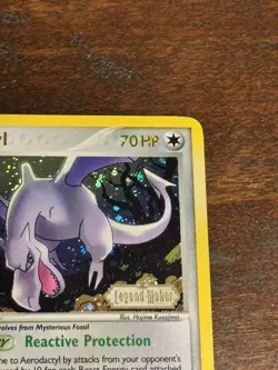 Pokemon TCG Aerodactyl 1/92 Reverse Holo STAMP Rare Legend Maker NEAR MINT - Image 3