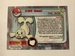 2000 Pokemon SEEL #86 (Non Holo) Topps Blue Logo 1st Ed TV Animation NM - Image 2