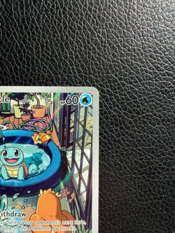 Pokemon Squirtle 148/142 Stellar Crown Illustration Rare Holo - Image 4