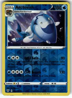 Arctovish 054/189 SWSH03: Darkness Ablaze LP Pokemon Card TCG - Image 1