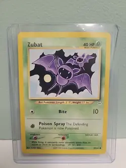 Pokemon TCG Zubat 59/64 Neo Revelation Unlimited MINT - Image 1