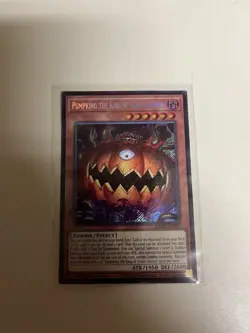 Pumpking the King of Grave Ghosts 1st Edition Secret Rare MZMU-EN001 Yu-Gi-Oh! - Image 1