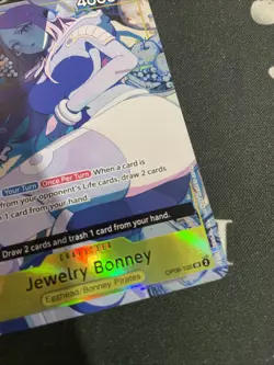 One Piece Illustration Box EX Jewelry Bonney OP08-105 Alternate Art Promo NM - Image 4