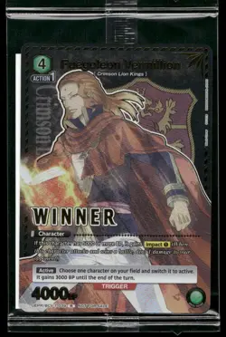 Union Arena TCG Fuegoleon Vermillion UEPR/BCV-1-039 Winner Promo Sealed - Image 1