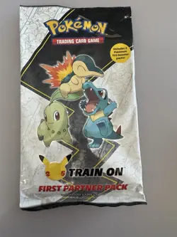 Pokemon First Partner Pack Johto Region 25th Anniversary Oversize Cards English - Image 1