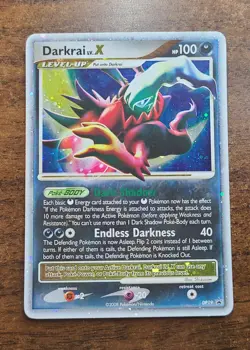 Pokemon Darkrai LV.X Holo Card 104/106 Great Encounters Series - Image 1