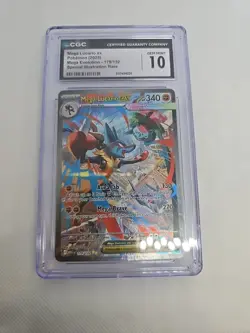 CGC 10 Mega Lucario ex 179/132 Holo SIR Mega Evolution Pokemon Card - Image 2