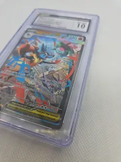 CGC 10 Mega Lucario ex 179/132 Holo SIR Mega Evolution Pokemon Card - Image 4