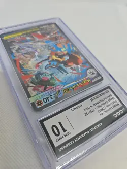 CGC 10 Mega Lucario ex 179/132 Holo SIR Mega Evolution Pokemon Card - Image 5