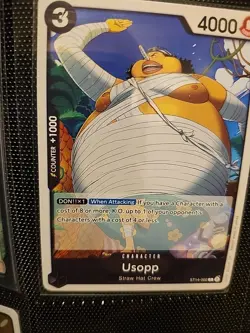 One Piece Usopp (ST14-002/18) Starter Deck 14 3D2Y NM TCG/CCG CARD FREE SHIPPING - Image 1