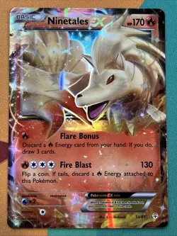 Pokemon Card - Ninetales EX - Ultra Rare (13/83) Generations *LP* - Image 1