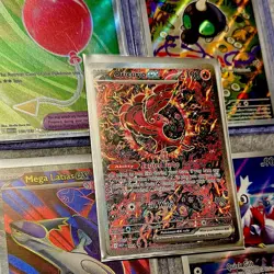 Pokemon TCG - Mega Evolution Binder Lot - Reverse Holo, Ex, Promo - 81 NM Cards - Image 1
